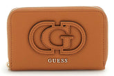 Guess Slg Calebra Slg Medium Zip Around Cognac