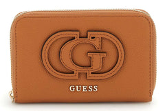 Guess Slg Calebra Slg Medium Zip Around Cognac