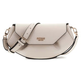 Guess Amorette Flap Crossbody Bag In Taupe