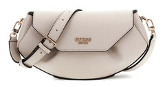 Guess Amorette Flap Crossbody Bag In Taupe