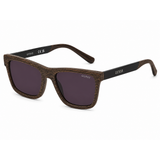 Guess Wood Frame Sunglasses In Brown