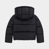 Guess Kids Black Ls Hooded Puffer Jacket