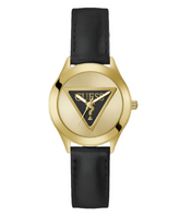 Guess Womens Analogue Watch In Black & Gold