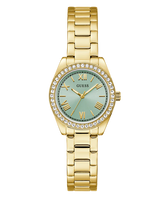 Guess Ladies Mini Luna Gold Tone Analog Watch
