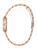 Guess Womens Clara Watch In Rose Gold