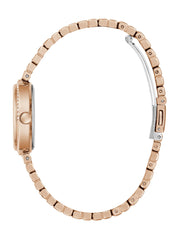 Guess Womens Clara Watch In Rose Gold