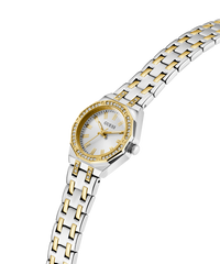 Guess Womens Pixie 2 Tone Watch in Gold And Silver