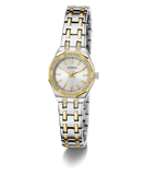 Guess Womens Pixie 2 Tone Watch in Gold And Silver
