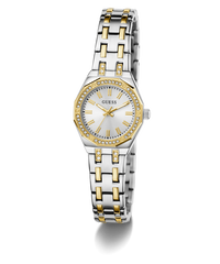 Guess Womens Pixie 2 Tone Watch in Gold And Silver