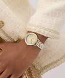 Guess Ladies 2-Tone Analog Watch