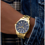 Guess Mens Multi-function Watch In Gold