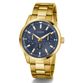 Guess Mens Multi-function Watch In Gold