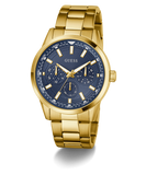 Guess Mens Multi-function Watch In Gold
