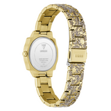 Guess Womens Jada Rose Analog Stainless Steel Watch In Gold/Champagne Dial