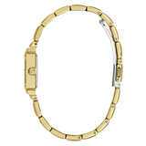 Guess Ladies Square Mini Watch In Gold