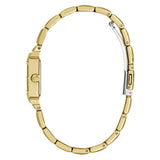 Guess Ladies Square Mini Watch In Gold