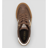 Guess Womens Loui Sneakers In Dark Brown