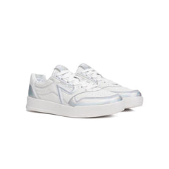 Replay Womens Oyzone Blink Shoes in White and Metallic