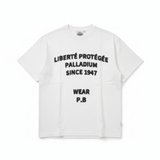 Palladium Mens Liberte Protégé Distressed T-Shirt In White