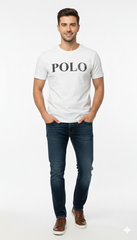 Polo Logo T-Shirts For Men In White