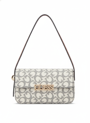 Guess Womens Tracie Shoulder Bag In Cement