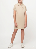 Polo Girls Dakota Ls Golfer Dress Stone