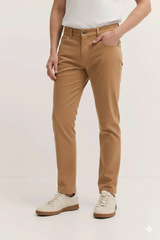 Bugatti Mens Casual Trousers In Natural