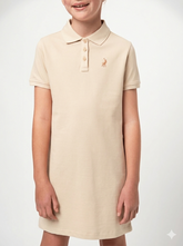 Polo Girls Dakota Ls Golfer Dress Stone