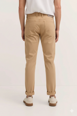 Bugatti Mens Casual Trousers In Natural
