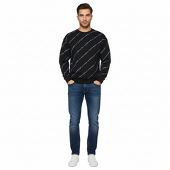 Karl Lagerfeld Mens Apol Logo Sweatshirt In Black