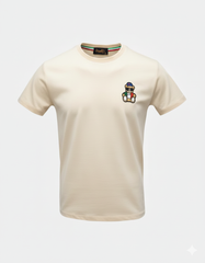 Vialli Mens Lister T-Shirt In Cream