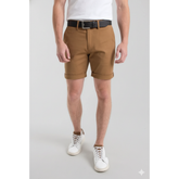 Ben Sherman Mens Straight Fit Chino Shorts In Camel