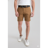 Ben Sherman Mens Straight Fit Chino Shorts In Camel