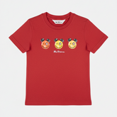 Ben Sherman Boys Happy Bears T-Shirt In Red