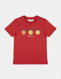 Ben Sherman Boys Happy Bears T-Shirt In Red