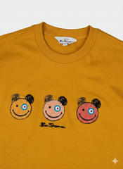 Ben Sherman Boys Happy Bears T-Shirt In Dijon