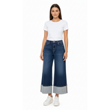 Sissy boy Womens Skye Wide-Leg Jeans In Dark Vintage
