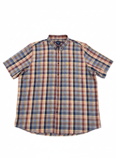 Polo Mens Textured Check Shirt In Multi