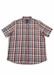 Polo Mens Textured Check Shirt In Multi