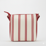 Pierre Cardin Alaska Canvas Crossbody Bag In Red