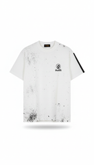 Vialli Mens Light T-Shirt In Cream