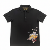 Vialli Mens Larry Golfer In Black