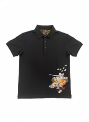 Vialli Mens Larry Golfer In Black