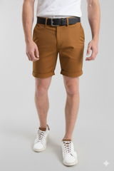 Ben Sherman Mens Chino Shorts In Walnut