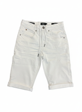 Vialli Merns Glossy Shorts In White