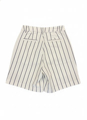 Polo Womens Kerry Striped Shorts In Off White