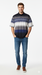 Polo Striped Golfers For Men In Navy