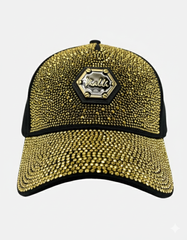 Vialli Mens Jewel Cap In Black