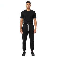 Vialli Mens Jasmin Track Pants in Black