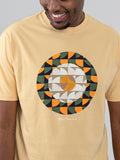 Ben Sherman Mens Geo Wheat T-Shirt